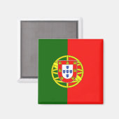Flagge Portugals Magnet (Vorderseite/Rückseite)
