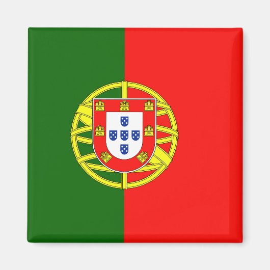 Flagge Portugals Magnet (Vorne)