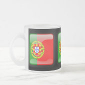 Flagge Portugals Mattglastasse (Links)