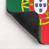 Flagge Portugals Mousepad (Ecke)