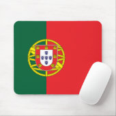Flagge Portugals Mousepad (Mit Mouse)