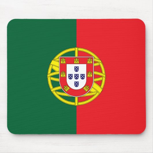 Flagge Portugals Mousepad (Vorne)