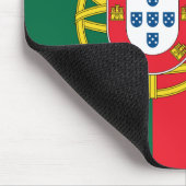 Flagge Portugals Mousepad (Ecke)