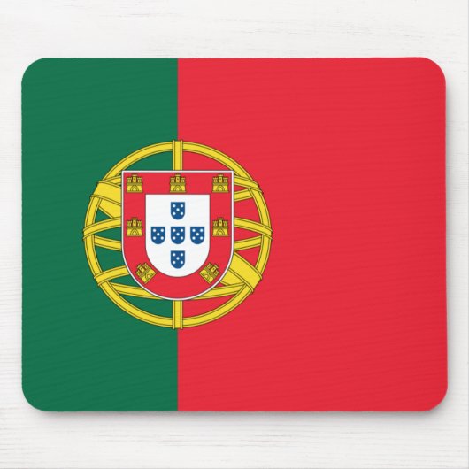 Flagge Portugals Mousepad (Vorne)