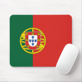 Flagge Portugals Mousepad (Mit Mouse)