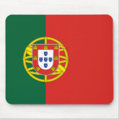 Flagge Portugals Mousepad (Vorne)