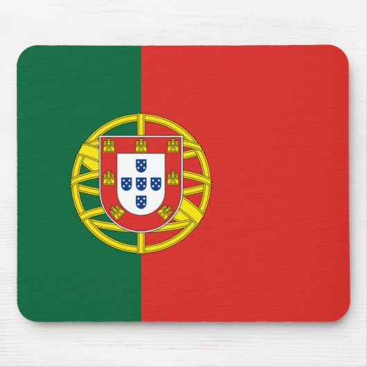 Flagge Portugals Mousepad (Vorne)