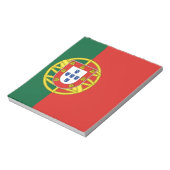 Flagge Portugals Notizblock (Rotiert)