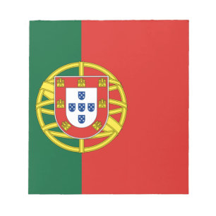 Flagge Portugals Notizblock