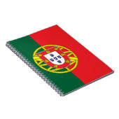 Flagge Portugals Notizblock (Rechte Seite)