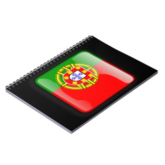 Flagge Portugals Notizblock (Linke Seite)