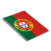 Flagge Portugals Notizblock (Rechte Seite)