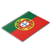 Flagge Portugals Notizblock (Linke Seite)