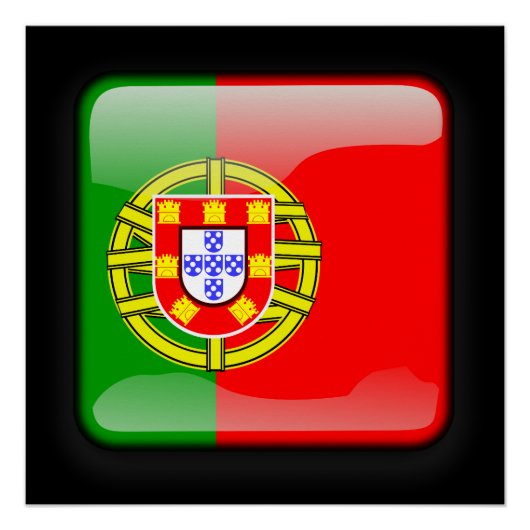 Flagge Portugals Poster (Vorderseite)