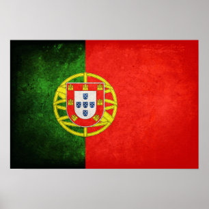 Flagge Portugals Poster