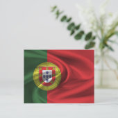 Flagge Portugals Postkarte (Stehend Vorderseite)