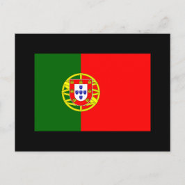 Flagge Portugals Postkarte