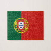 Flagge Portugals Puzzle (Horizontal)