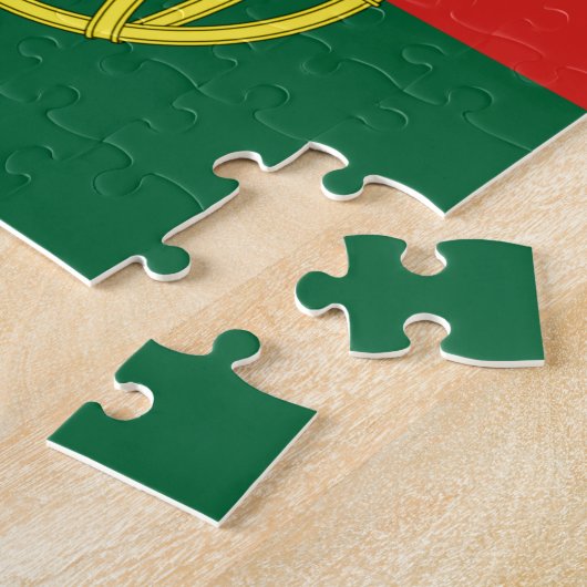 Flagge Portugals Puzzle (Seite)