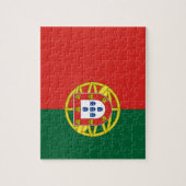 Flagge Portugals Puzzle (Vertikal)