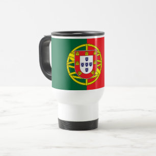 Flagge Portugals Reisebecher