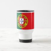 Flagge Portugals Reisebecher (Mittel)