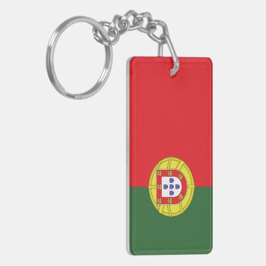 Flagge Portugals Schlüsselanhänger (Vorderseite links)