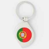 Flagge Portugals Schlüsselanhänger (Vorderseite)