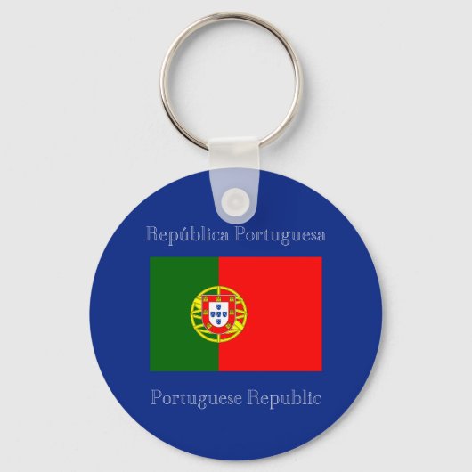 Flagge Portugals Schlüsselanhänger (Vorderseite)