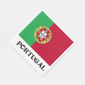 Flagge Portugals Serviette (Ecke)