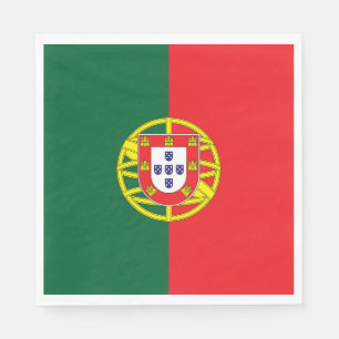 Flagge Portugals Serviette