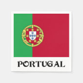 Flagge Portugals Serviette (Vorderseite)