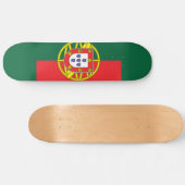 Flagge Portugals Skateboard (Horizontal)
