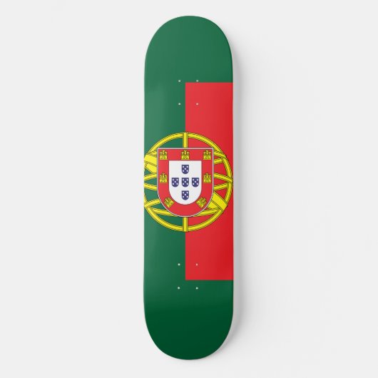 Flagge Portugals Skateboard (Vorderseite)