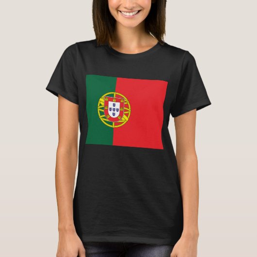 Flagge Portugals T-Shirt (Vorderseite)