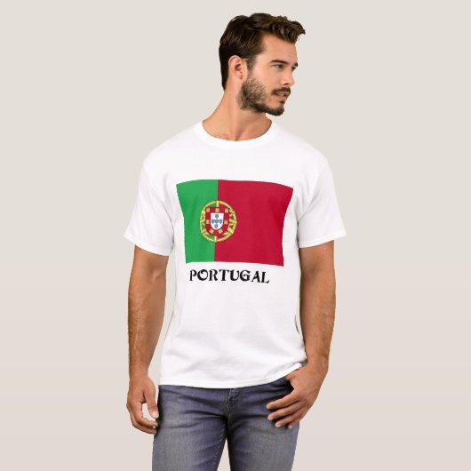 Flagge Portugals T-Shirt (Vorne ganz)