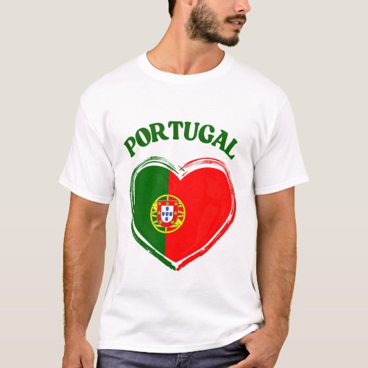 Flagge Portugals T-Shirt (Vorderseite)