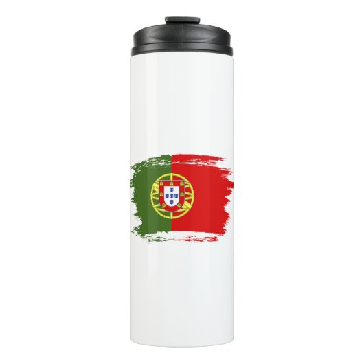 Flagge Portugals Thermosbecher (Vorderseite)