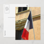 Flagge Postkarte (Vorne/Hinten)