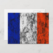 Flagge Postkarte (Vorne/Hinten)