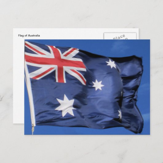 Flagge Postkarte (Vorne/Hinten)