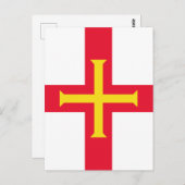 Flagge Postkarte (Vorne/Hinten)