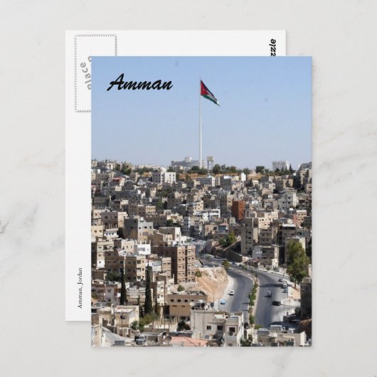 Flagge Postkarte (Vorne/Hinten)