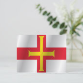 Flagge Postkarte (Stehend Vorderseite)