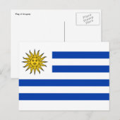 Flagge Postkarte (Vorne/Hinten)