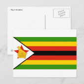 Flagge Postkarte (Vorne/Hinten)
