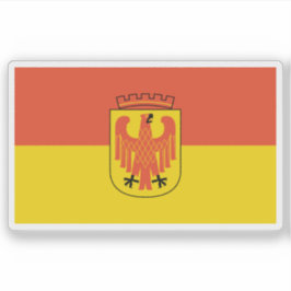 Flagge Potsdams, Deutschland Aufkleber