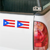 Flagge Puerto Rico Autoaufkleber (Auf Lkw)