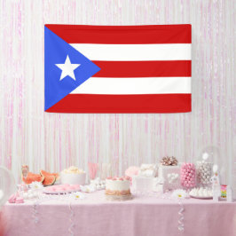 Flagge Puerto Rico Banner