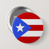 Flagge Puerto Rico Button (Vorne & Hinten)